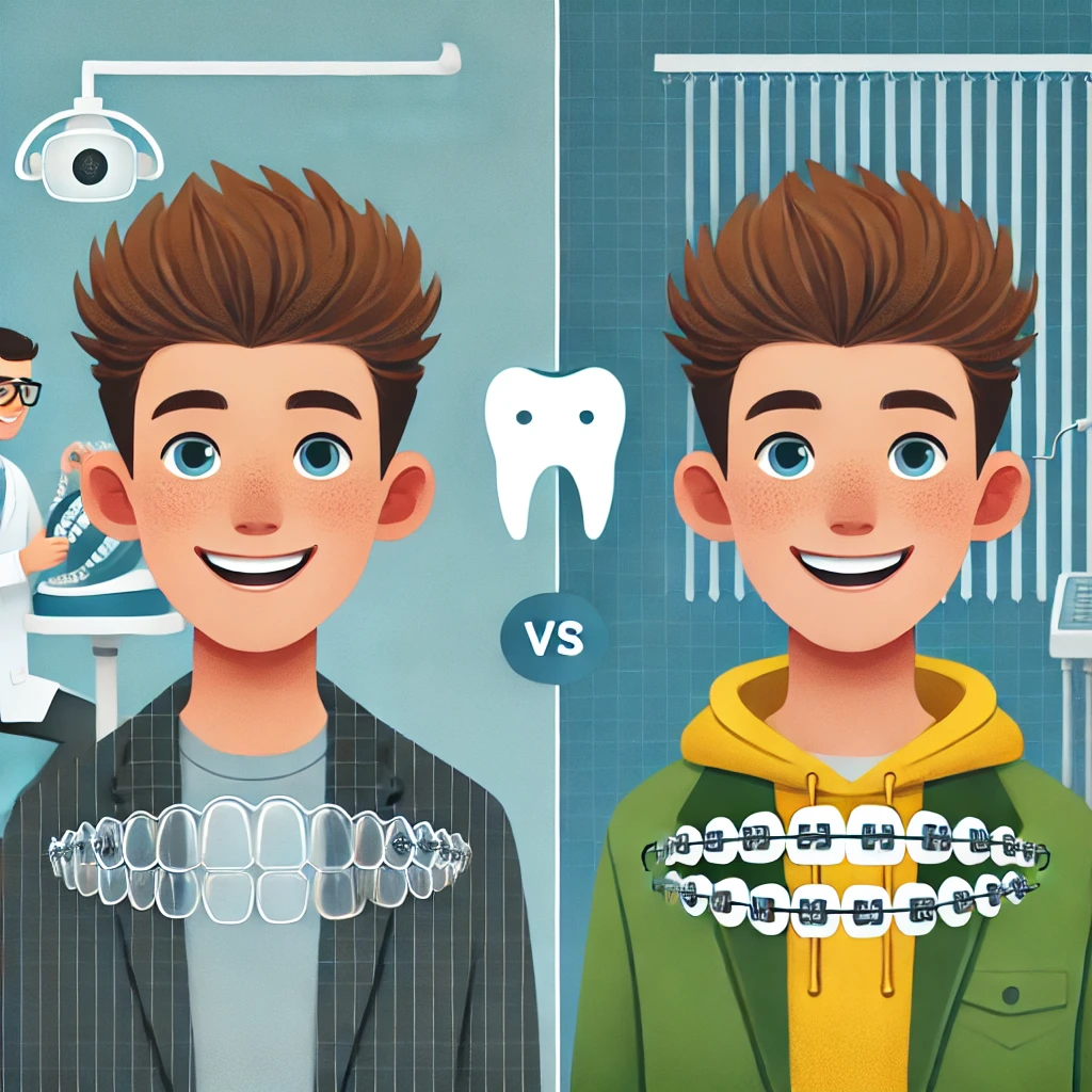 Vergleich Aligner vs. Zahnspange für Teenager – Was ist besser